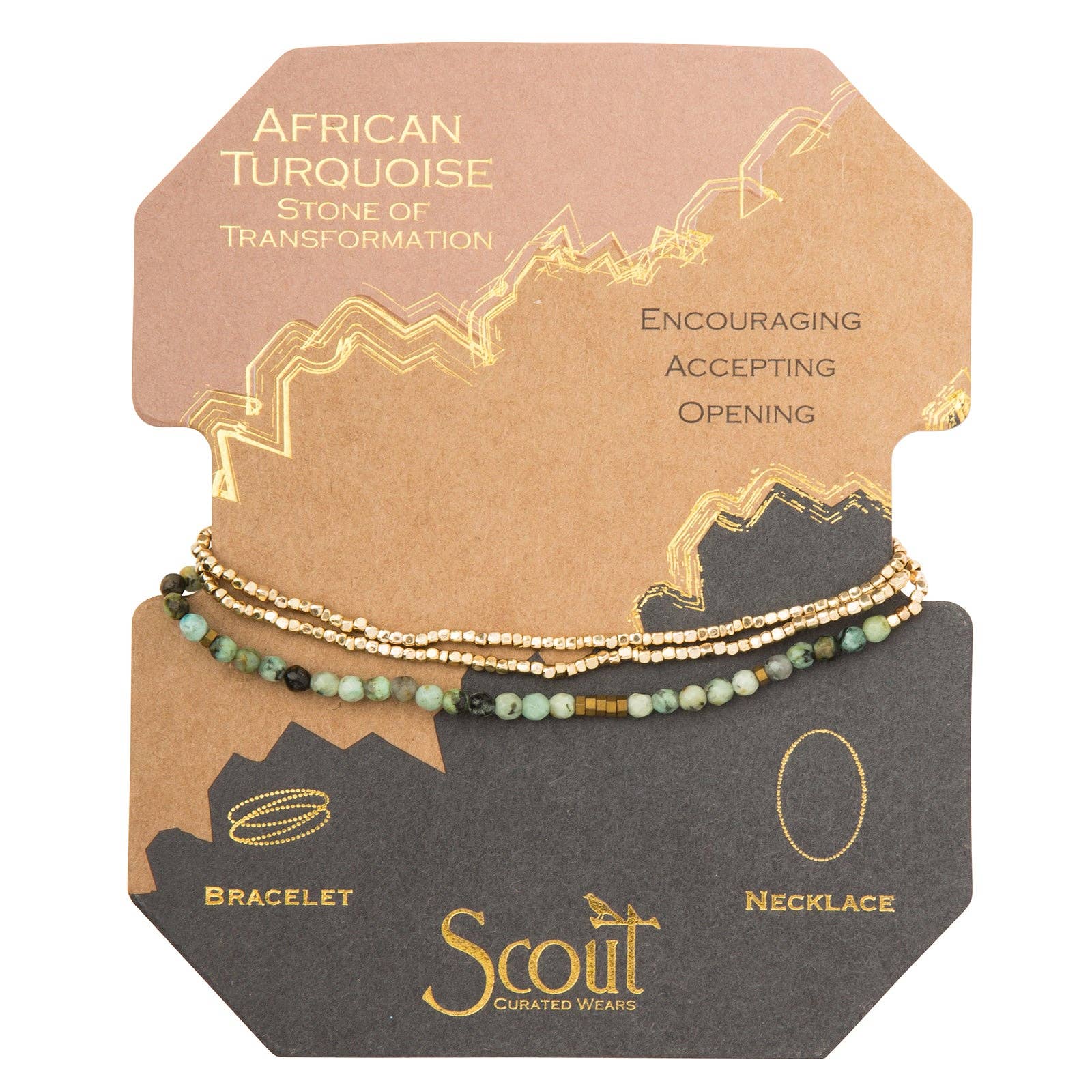 African Turquoise Wrap