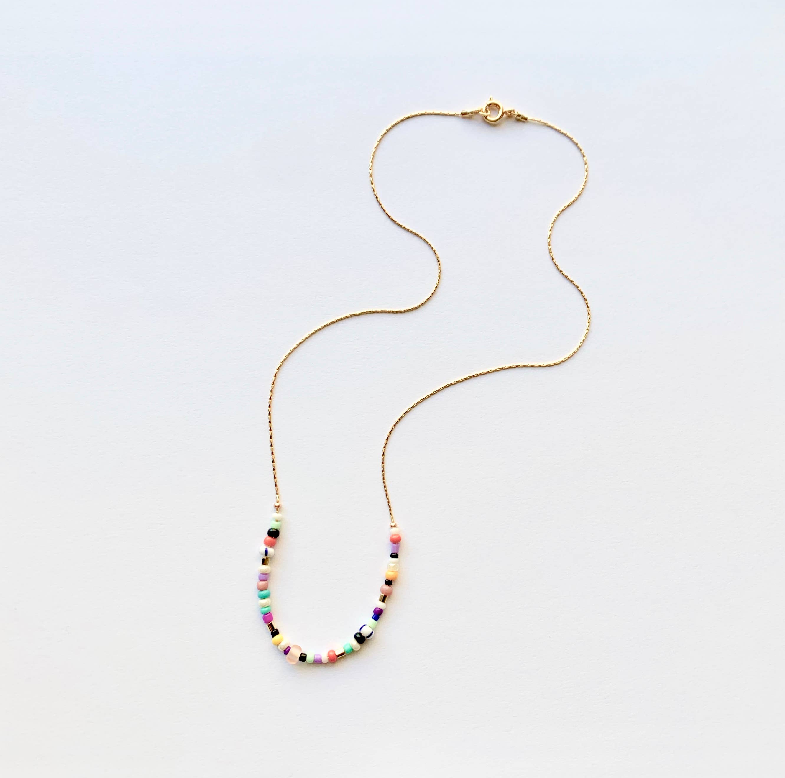 Colorful Seed Bead Necklace