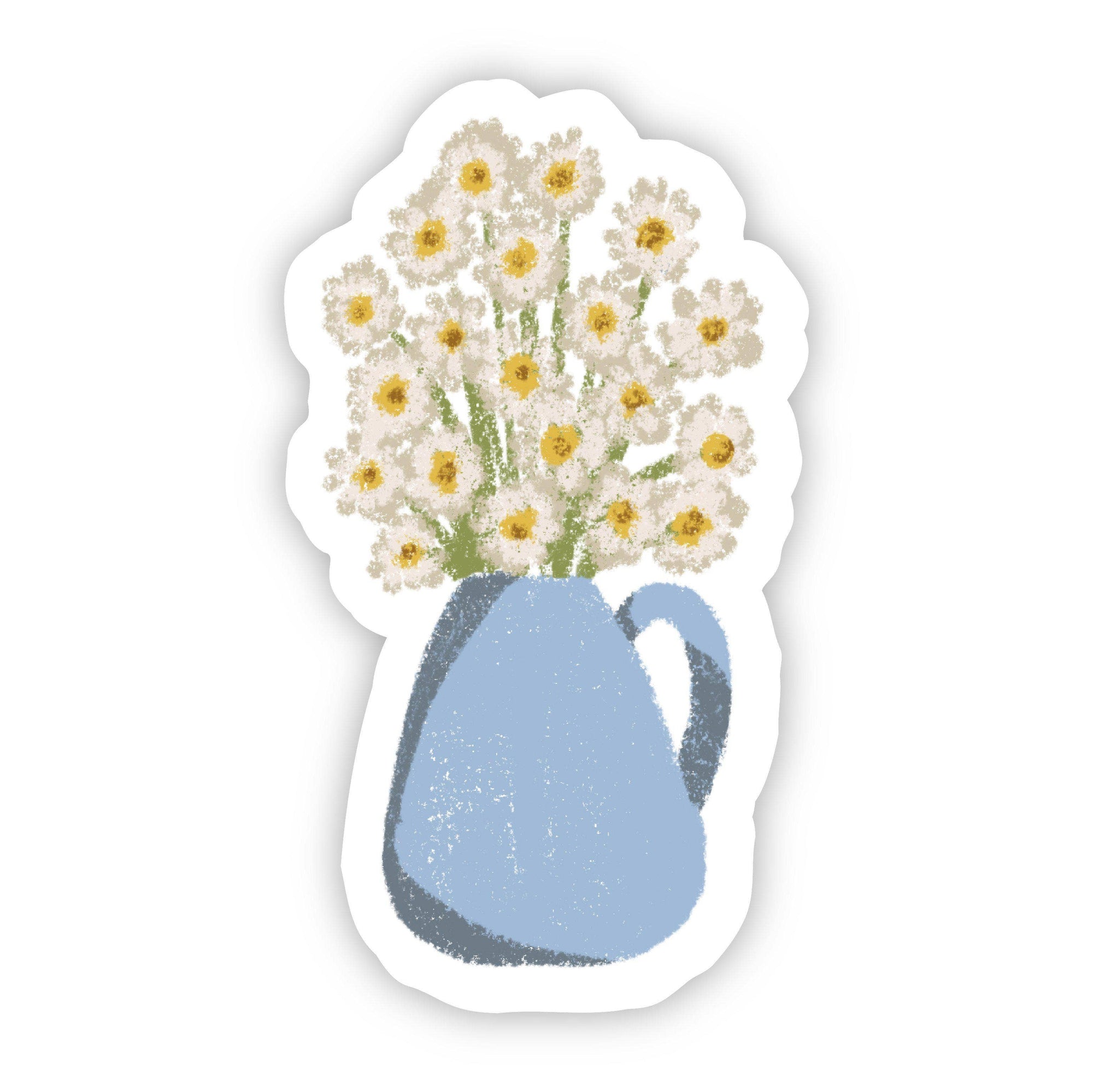 Vase with Dasies Floral Sticker