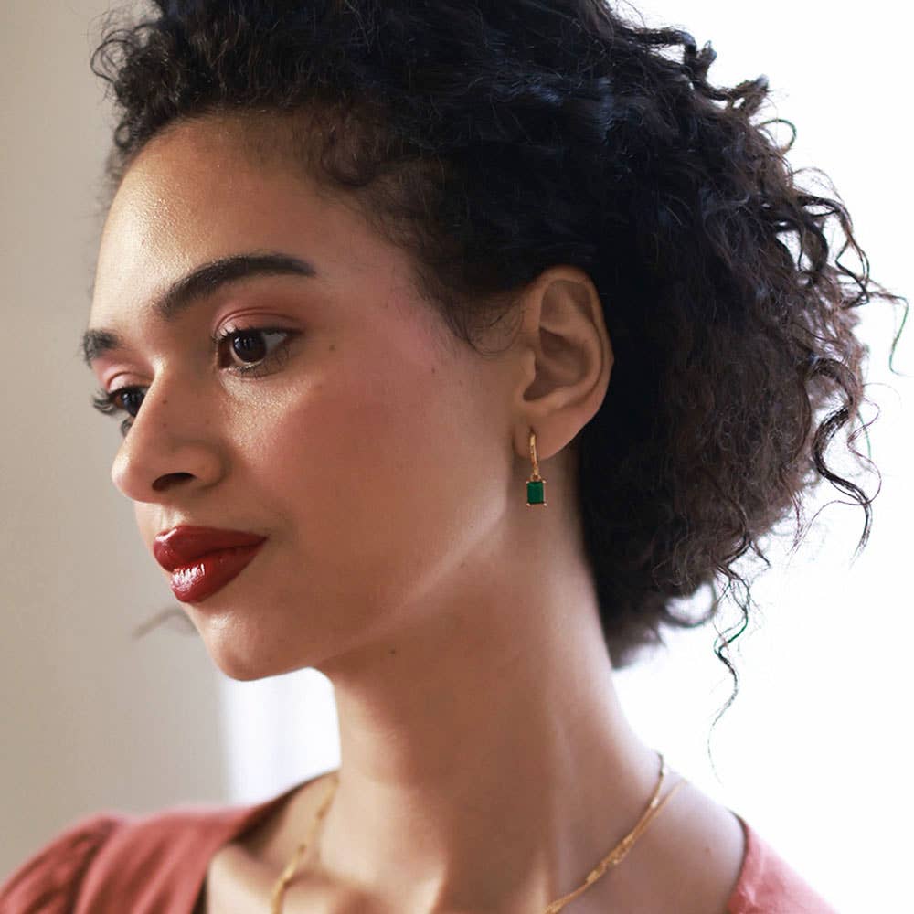 Emerald Green Huggie