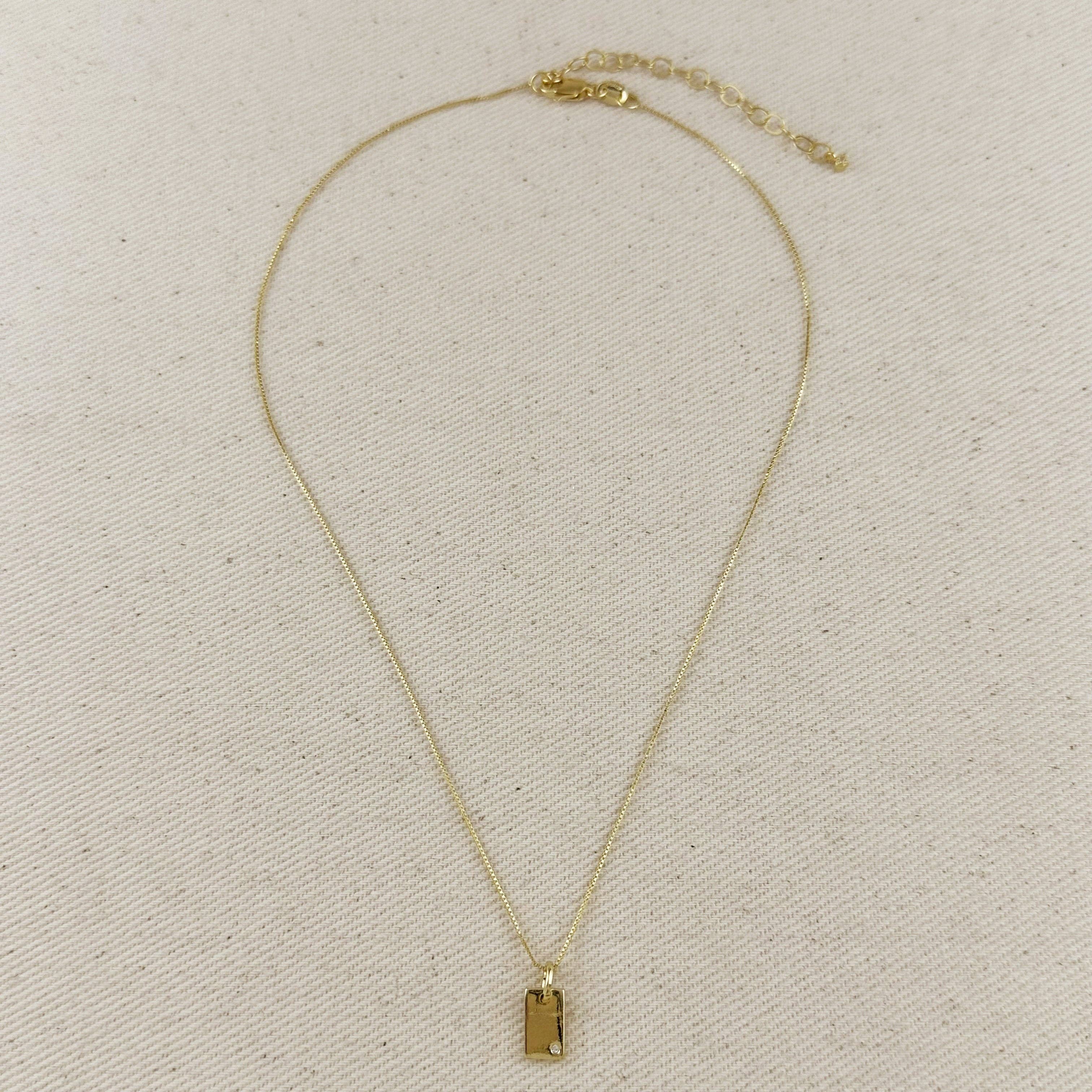 Gold Plate Necklace