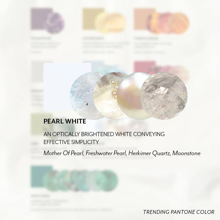 Cascades Double Pierced Hoop Earring- Moonstone