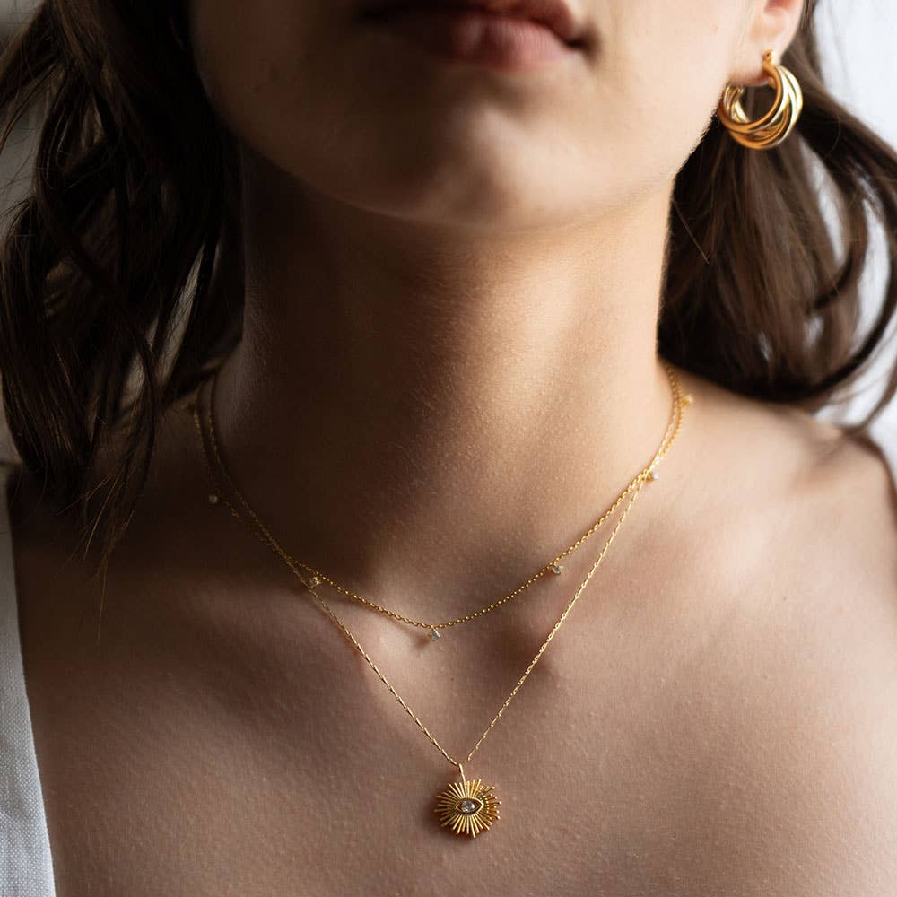 Crystal Cubes Necklace