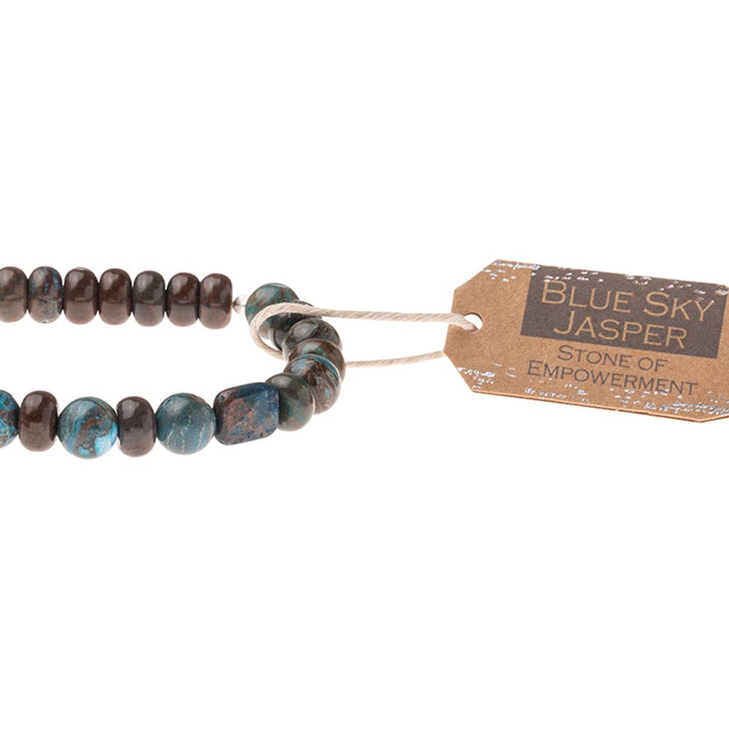 Blue Sky Jasper Stone Bracelet
