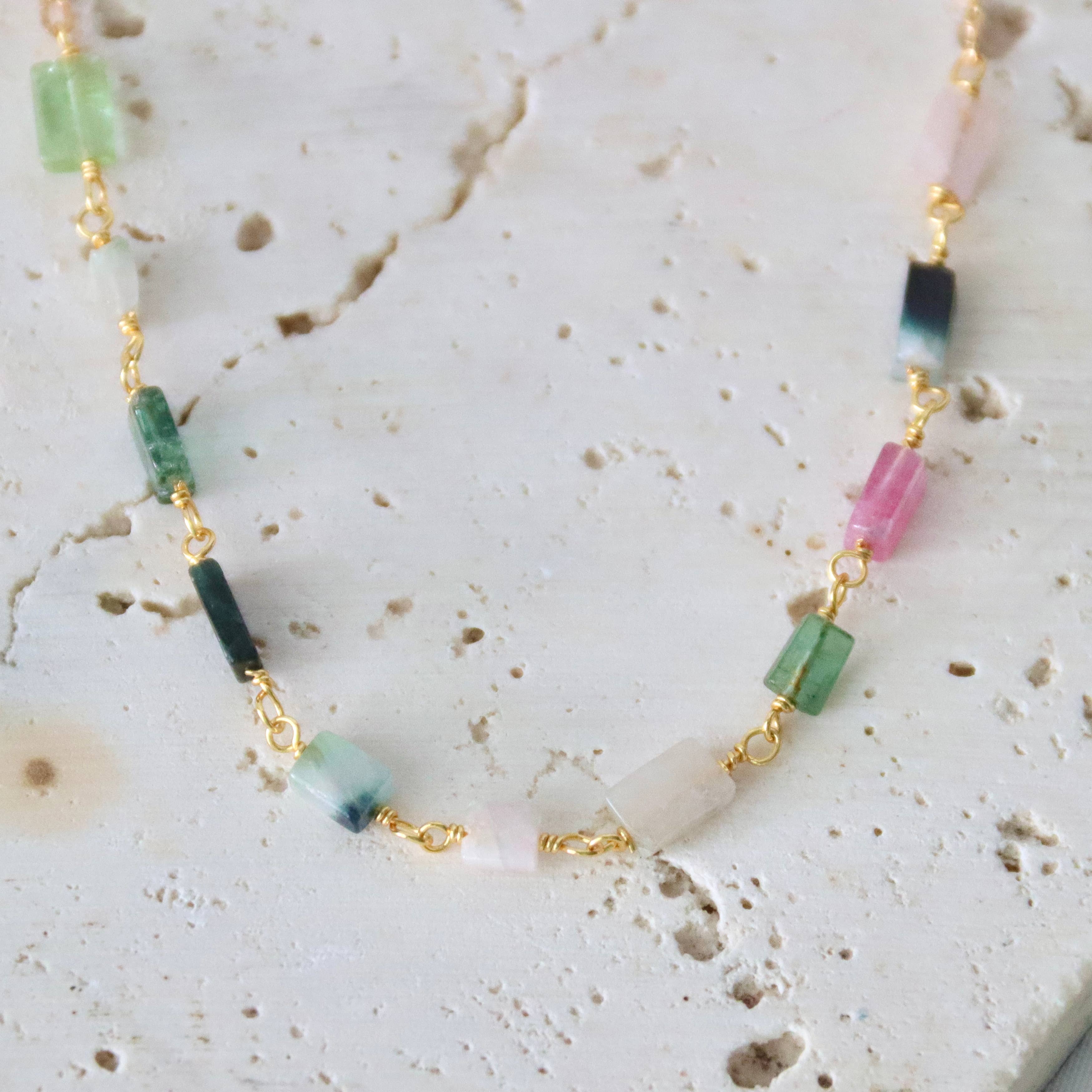 Colorful Stone Necklace