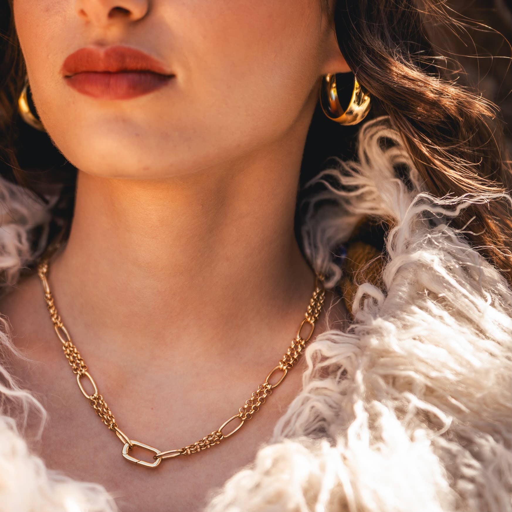 Oval Chain Necklace