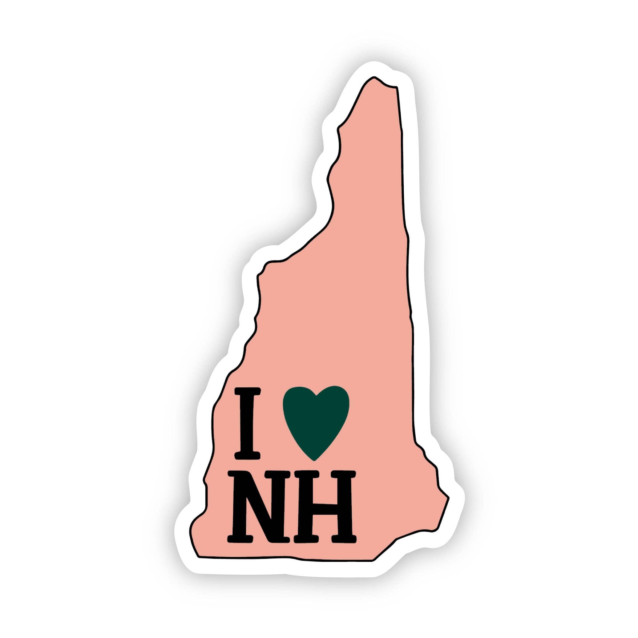 "I Love New Hampshire" Sticker