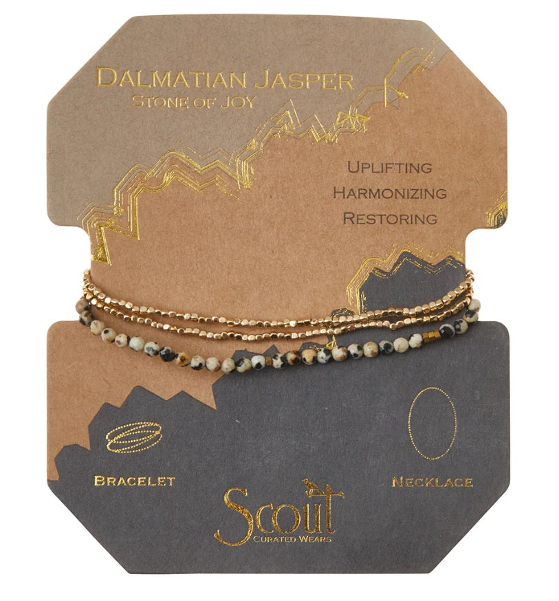 Delicate Stone Wrap Bracelets