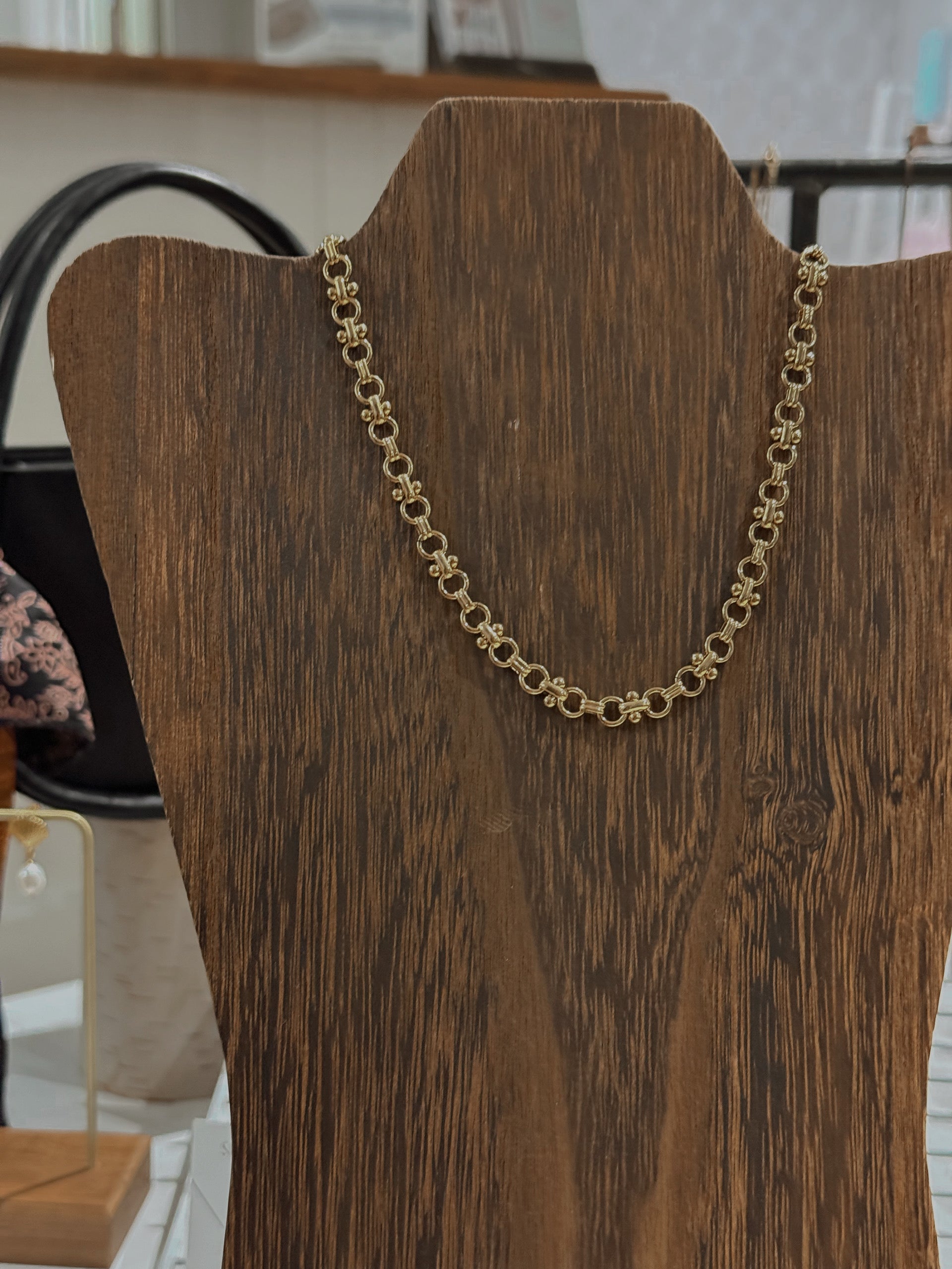 Caroline Gold Chain Necklace