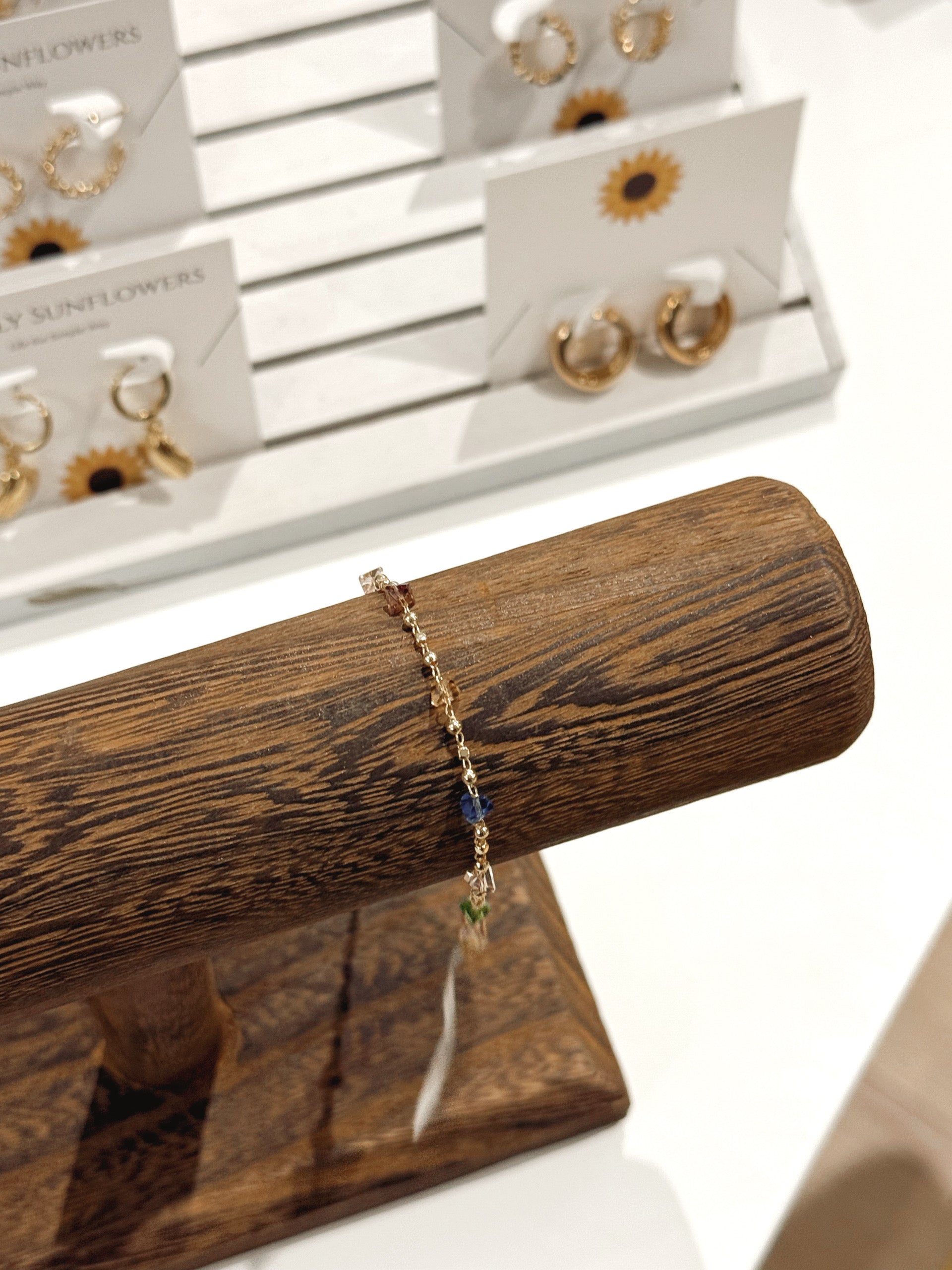 Crystal Gold Bracelet