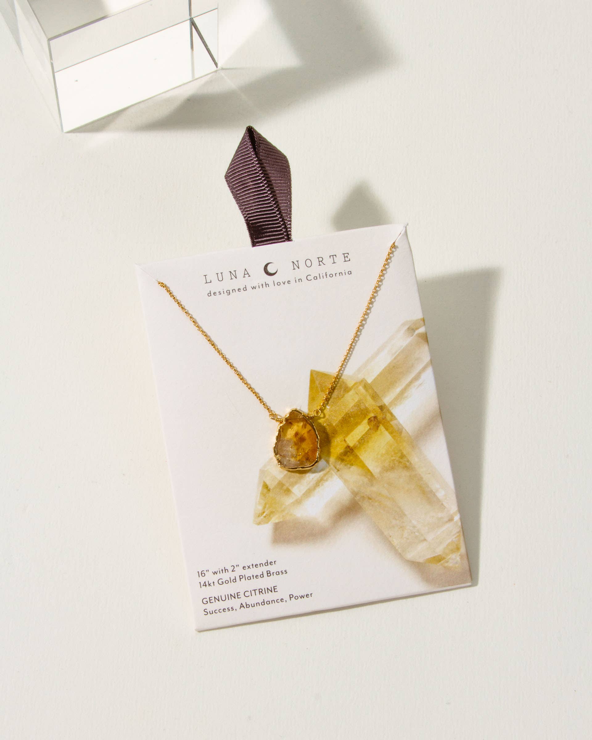 Elements Stone Gold Necklace