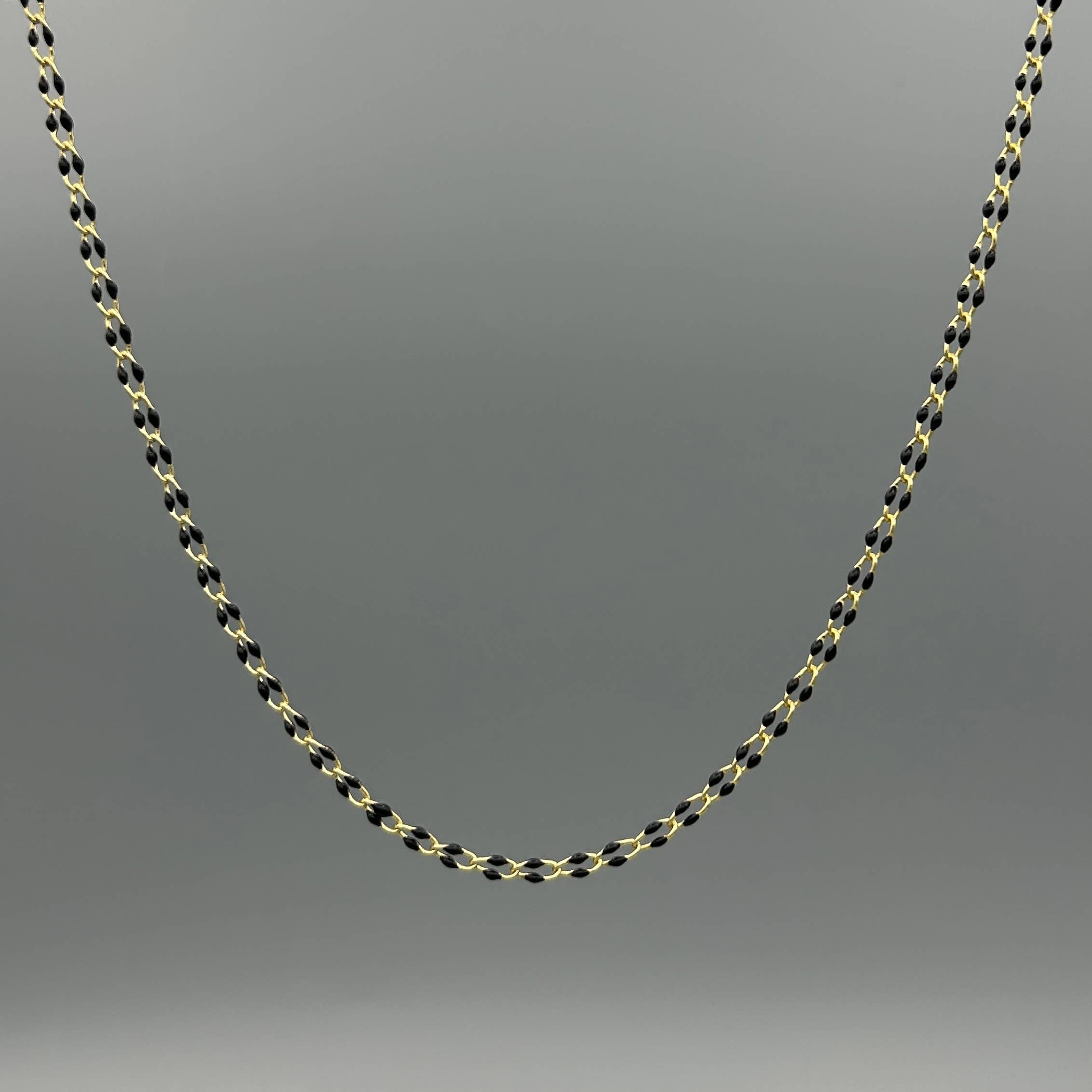 Dainty Enamel Chain Necklace