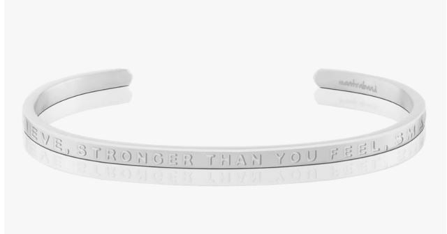 MantraBand Bracelets: Silver
