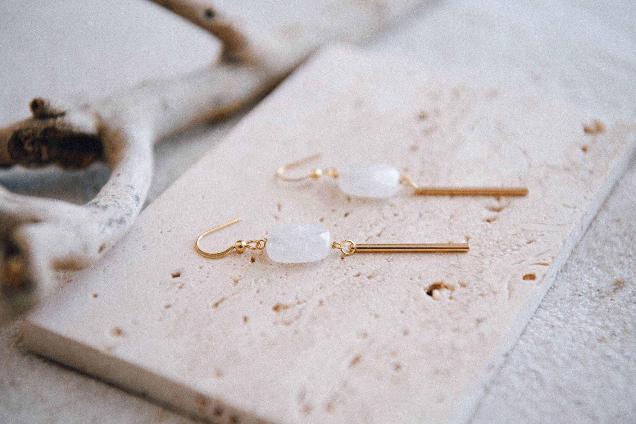 Linear Drop Earrings