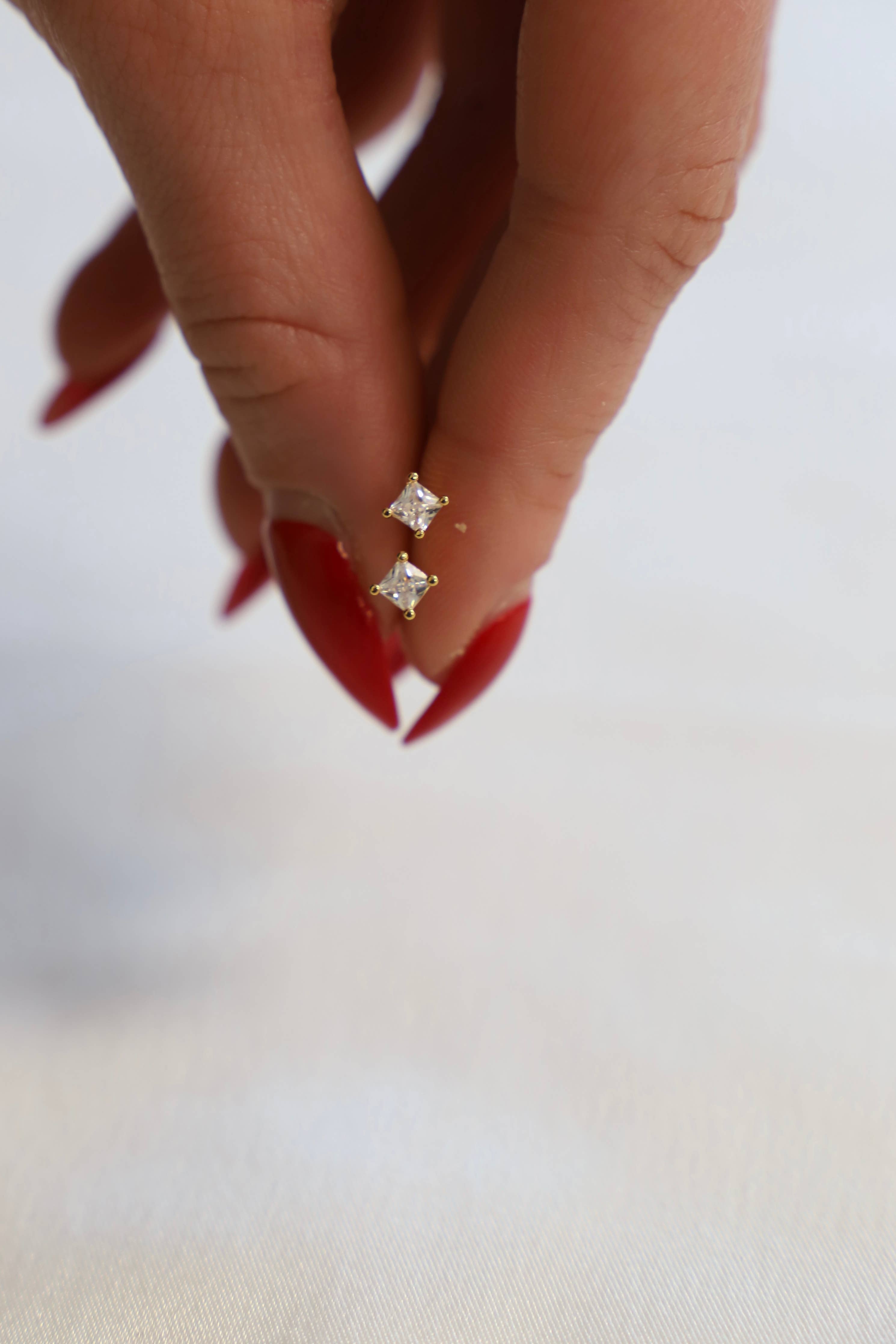 Diamond Stud Earrings
