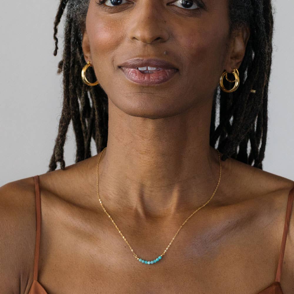 Blue Gemstone Necklace