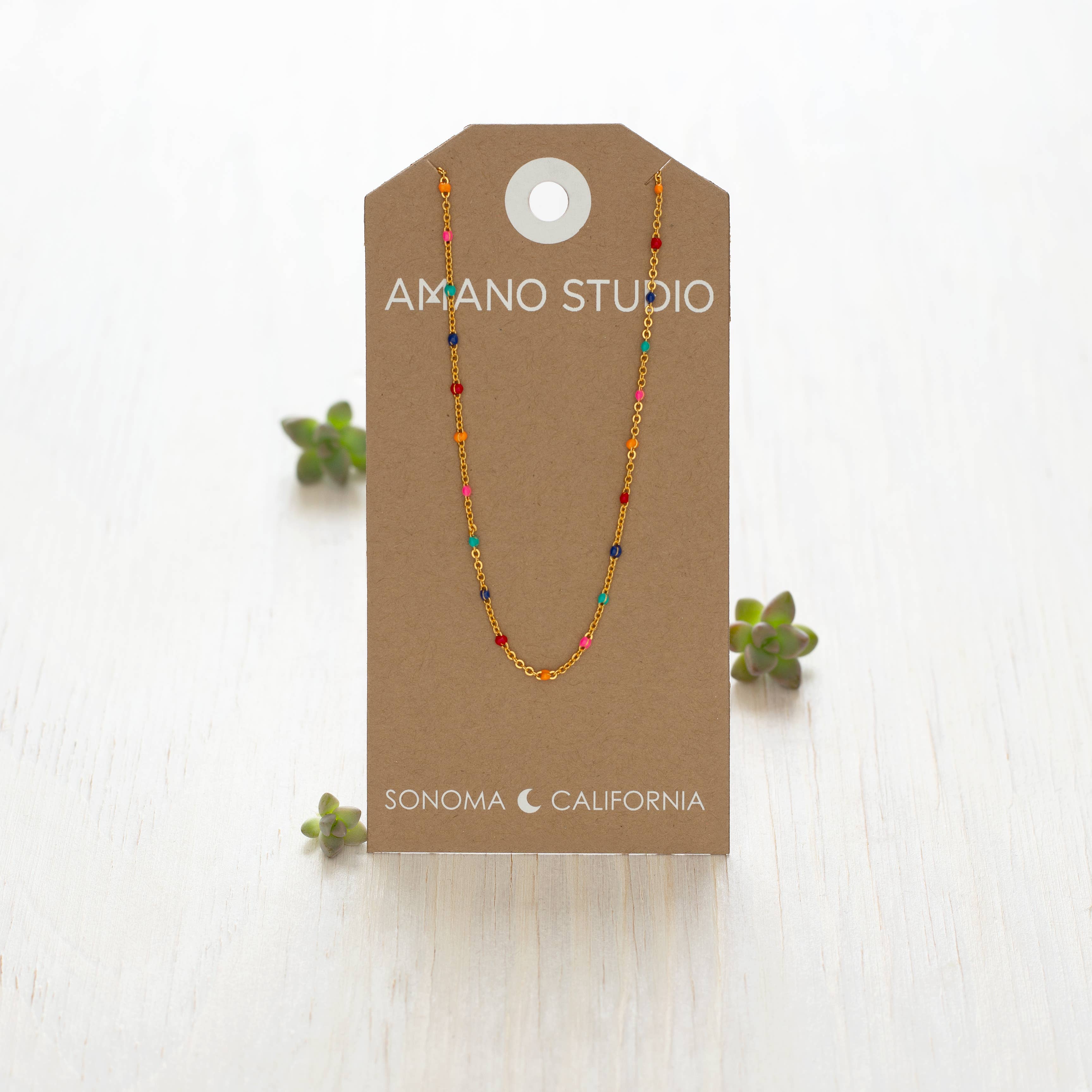 Colorful Enamel Chain