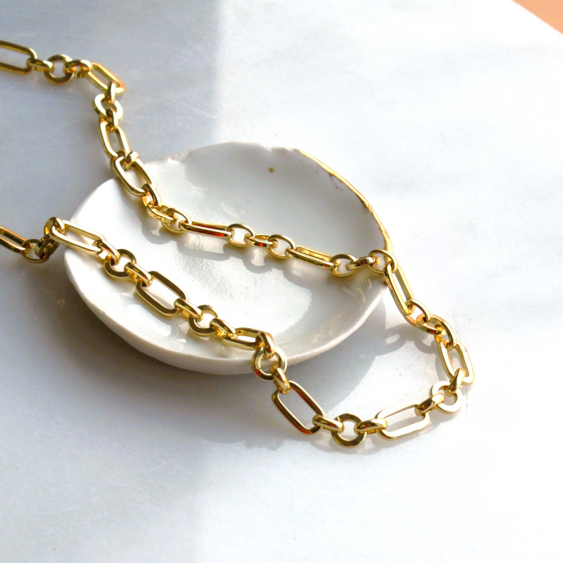 Caris Gold Chain Necklace