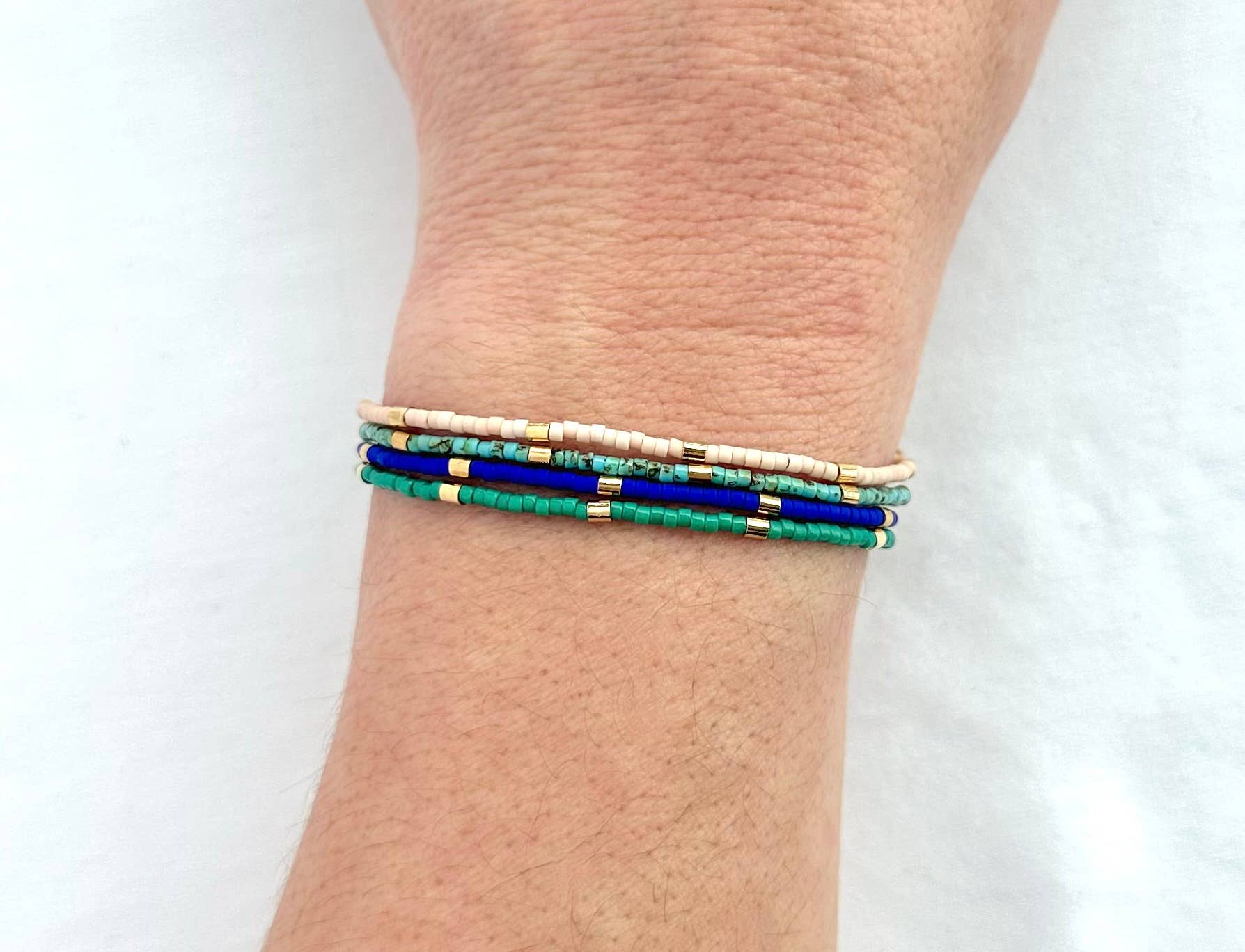 Colorful Gold Bar Bracelet