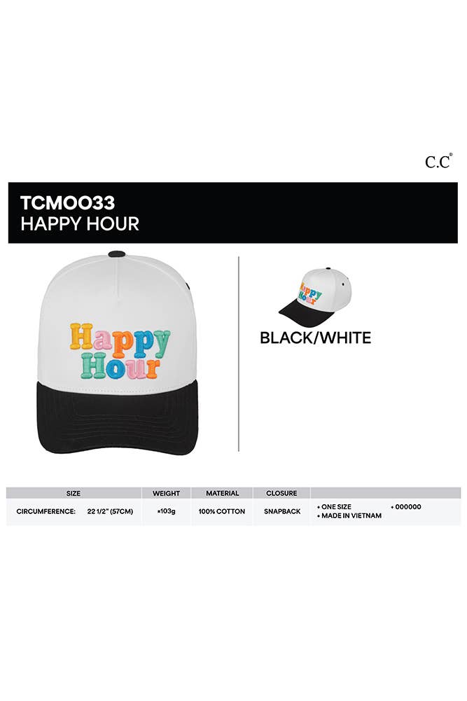Happy Hour Trucker Hat