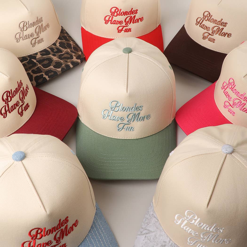Blondes Have More Fun Trucker Hat