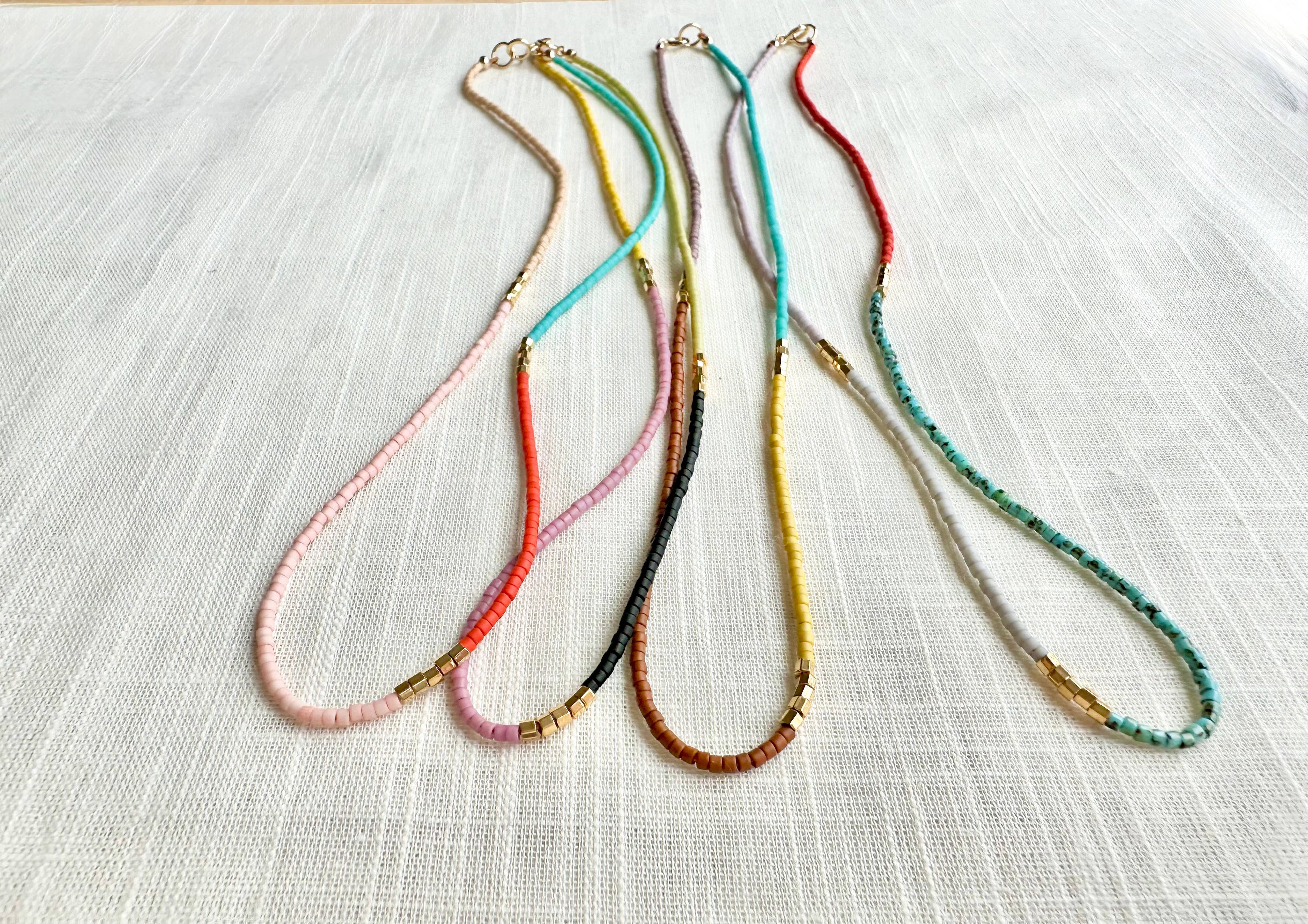 Cassis Beaded Necklace