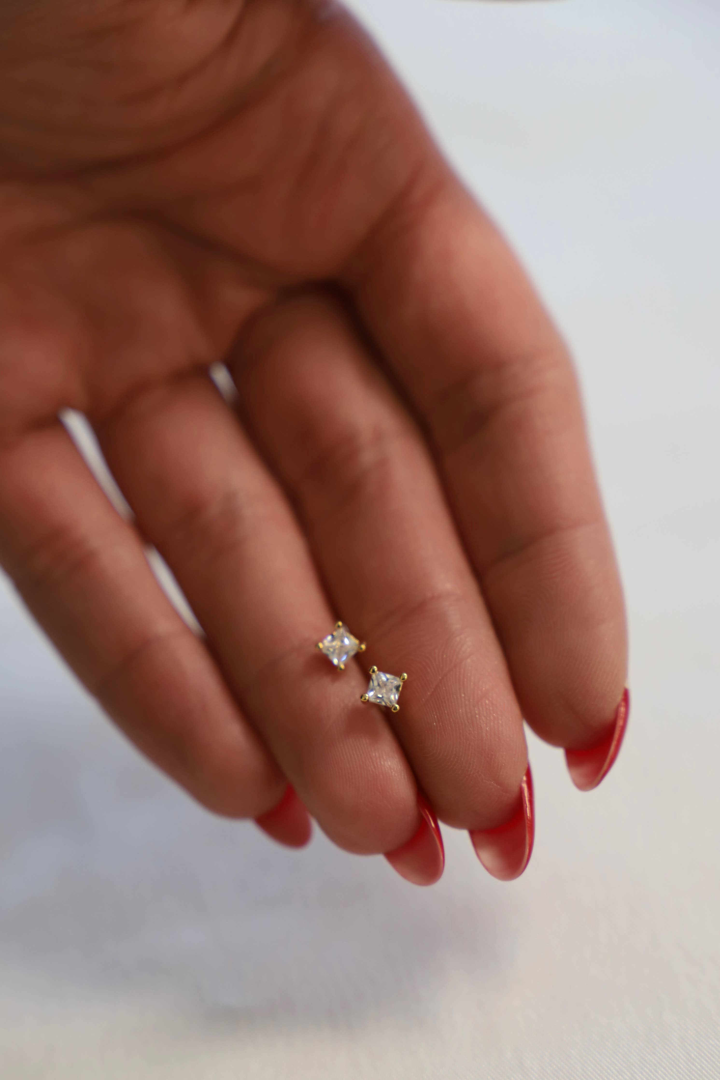 Diamond Stud Earrings