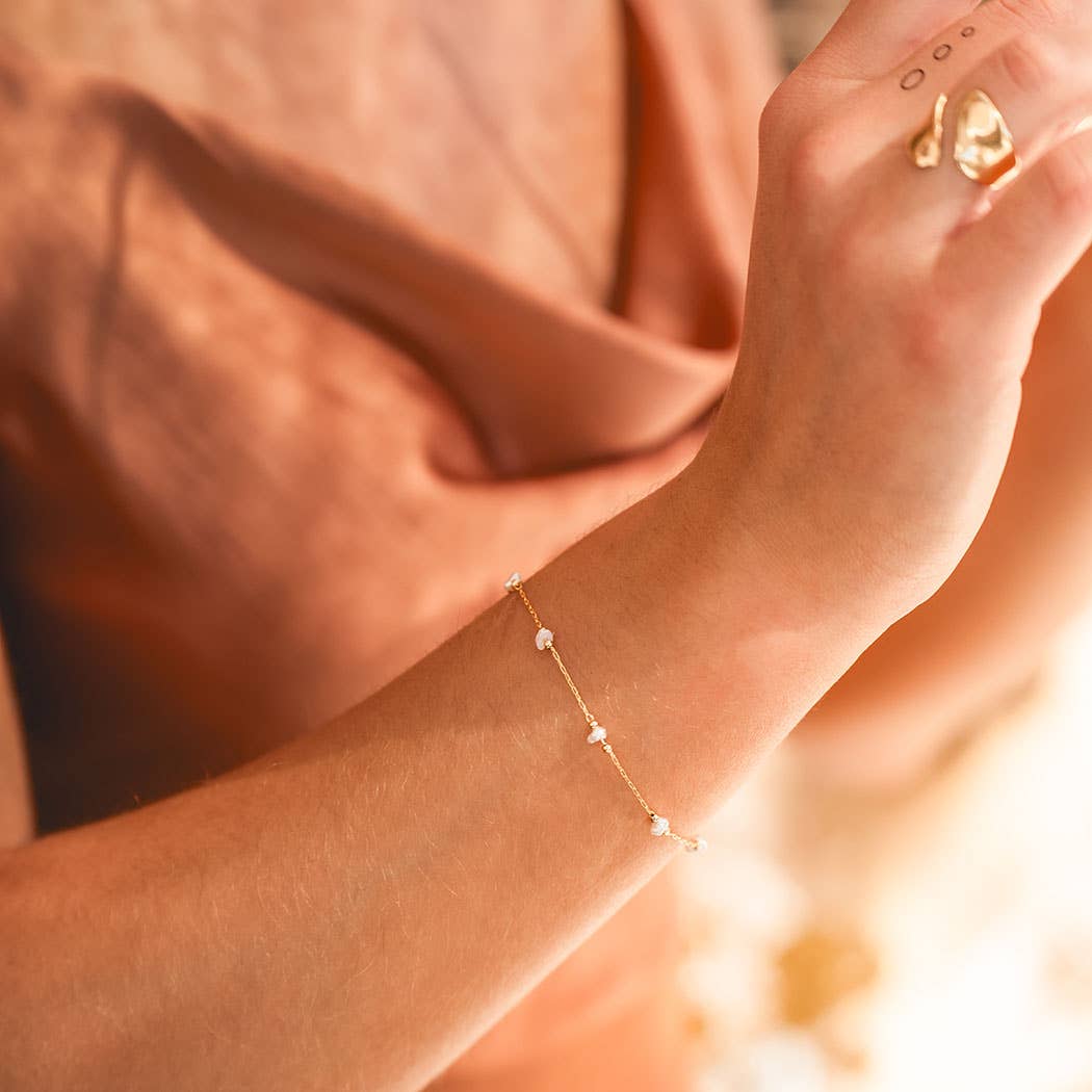Pearl Chain Bracelet