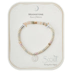 Moonstone Intention Charm Bracelet