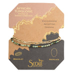 African Turquoise Wrap