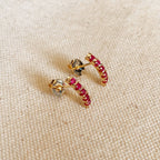 Fuschia Hoops