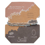 Blue Howlite Wrap