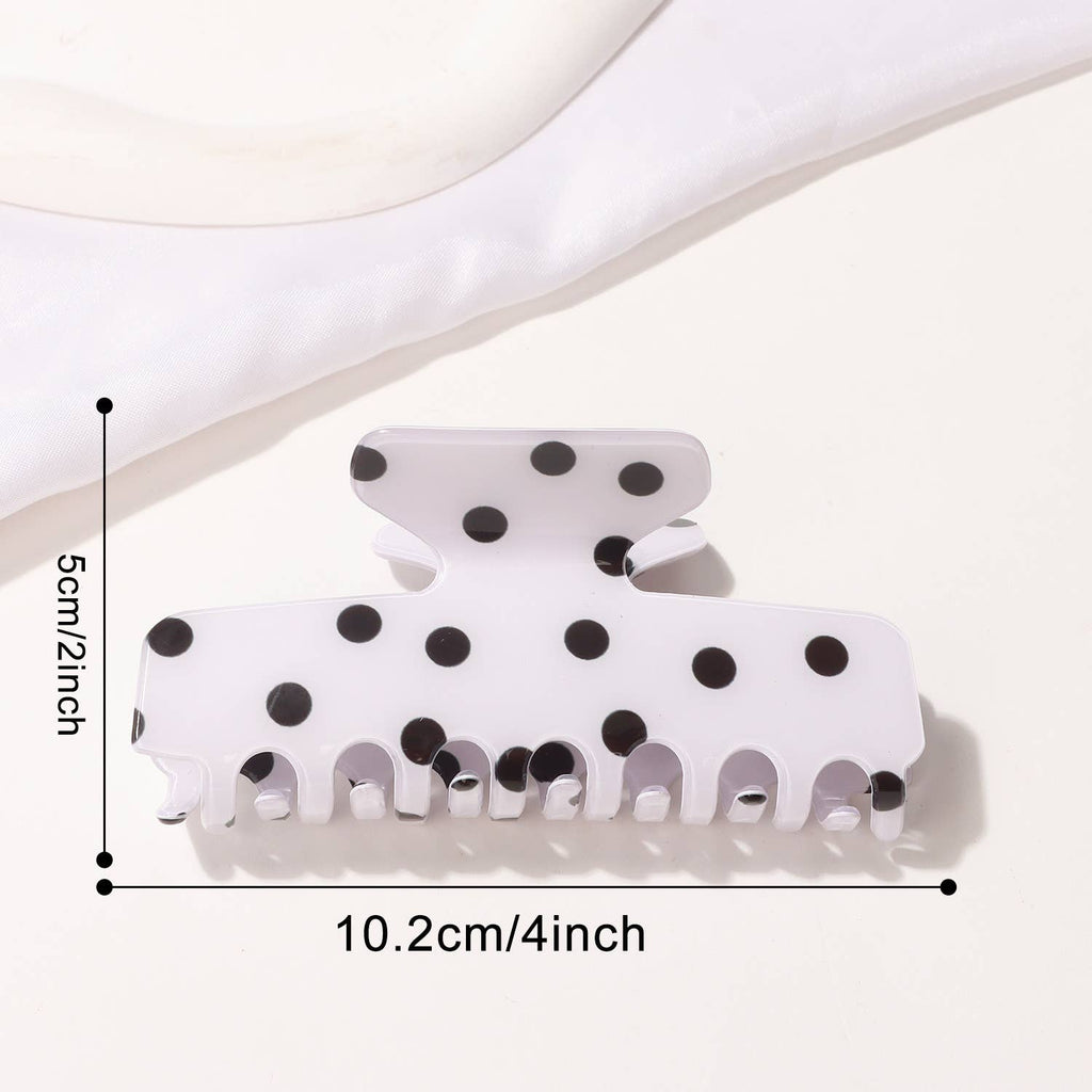 Polka Dot Claw Clip