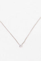 Silver Diamond Necklace