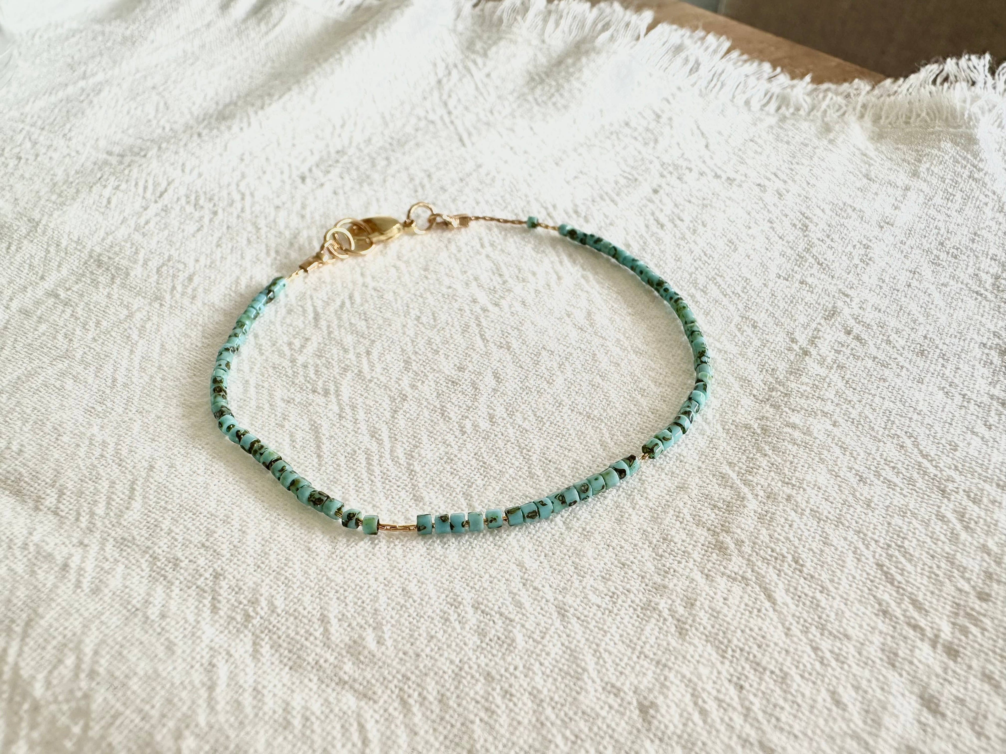 Thin Beaded Bracelets 
