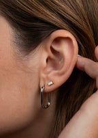 White Opal Studs