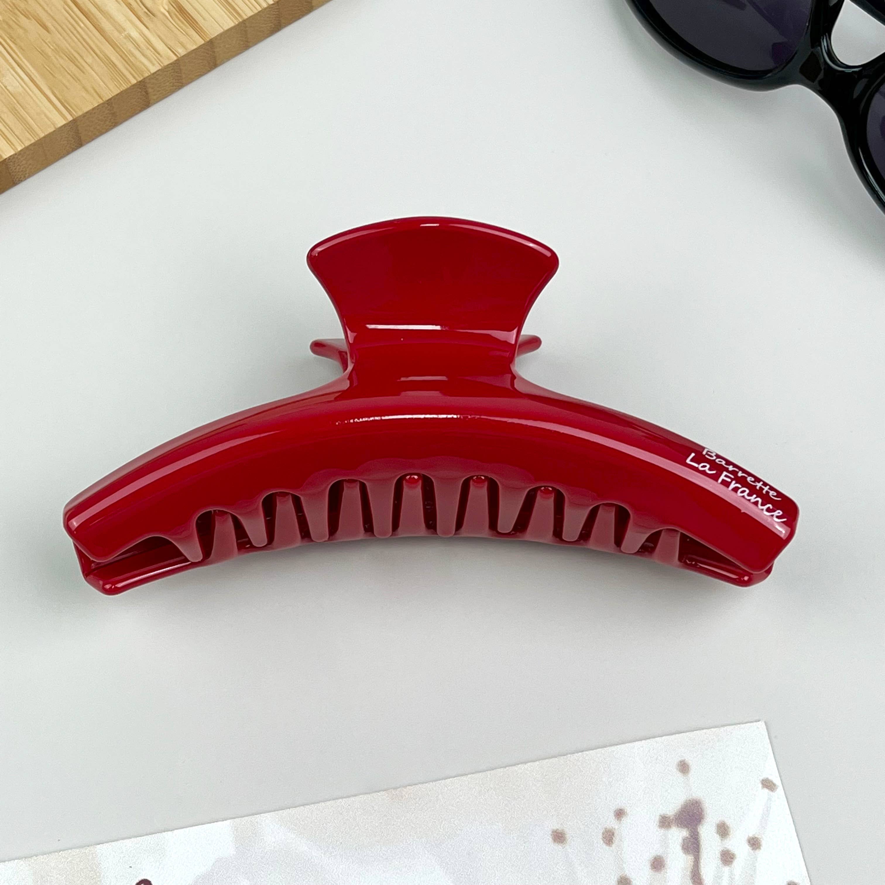 Ruby Red Claw Clip
