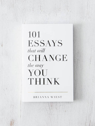 101 Essays That Will Change The Way You Think Book - Simply Sunflowers