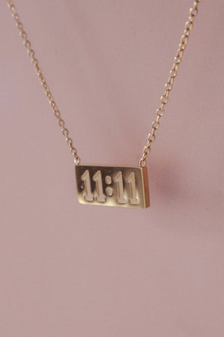 "11:11" Necklace - Simply Sunflowers