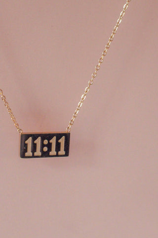 "11:11" Necklace - Simply Sunflowers