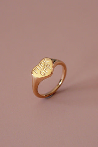 F*ck Off Heart Ring