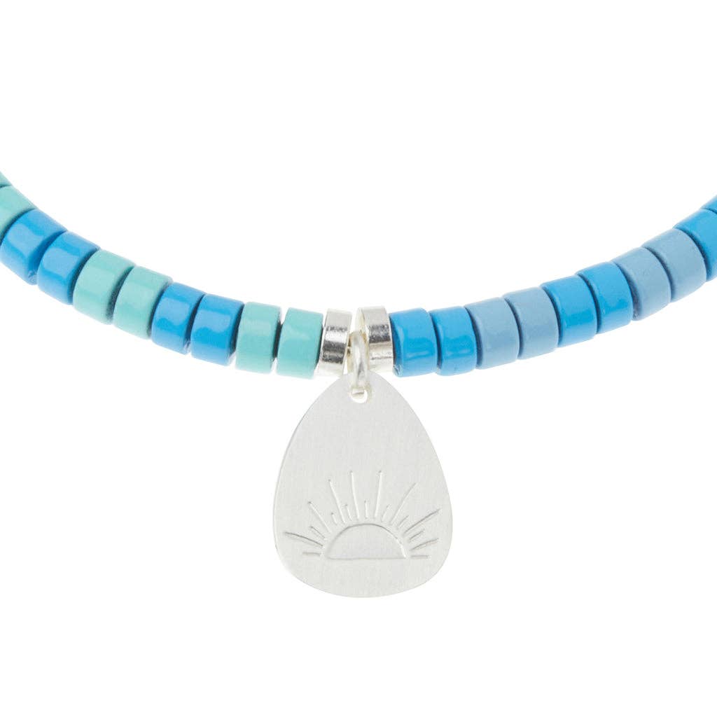 Turquoise Intention Charm Bracelet