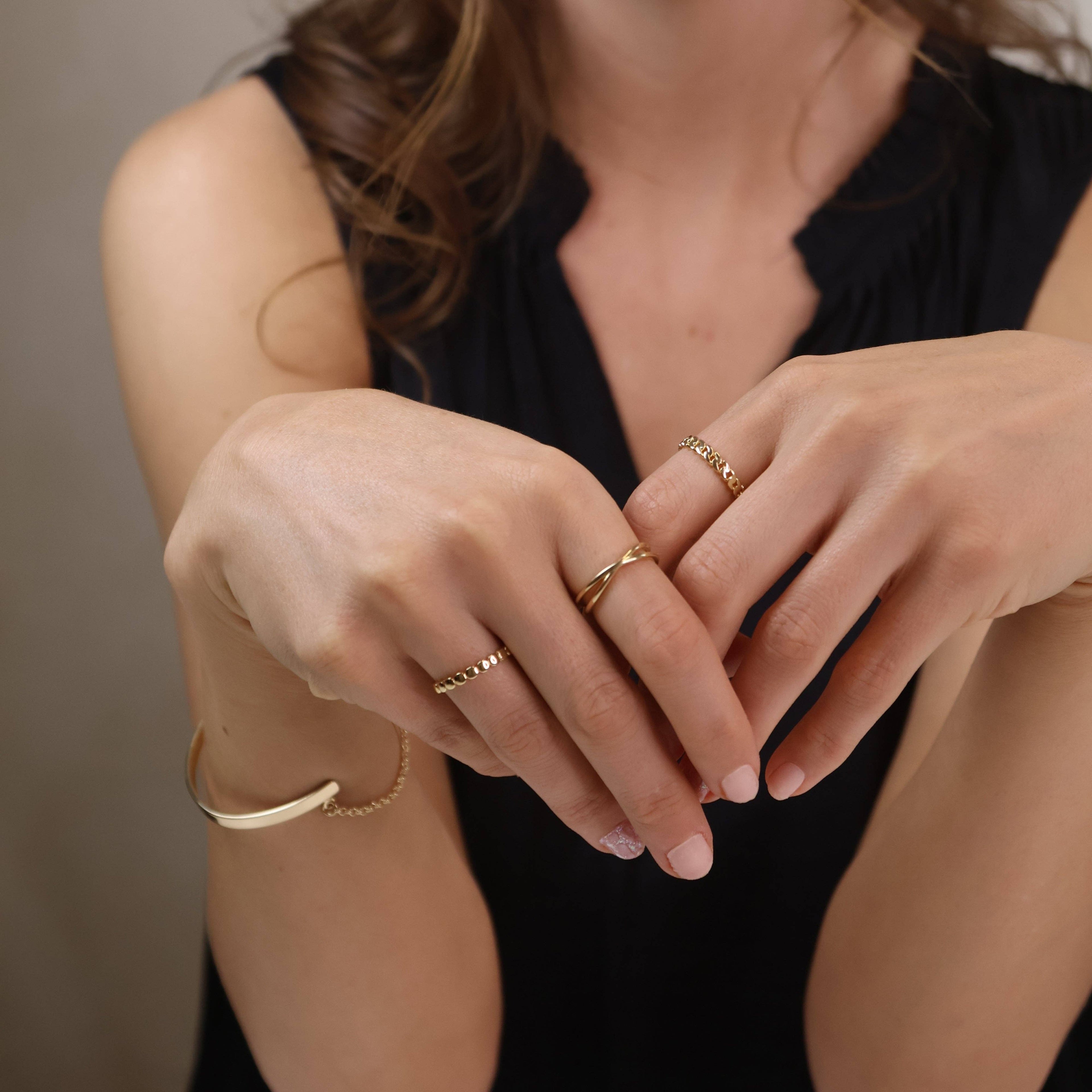 X Marks the Spot Ring