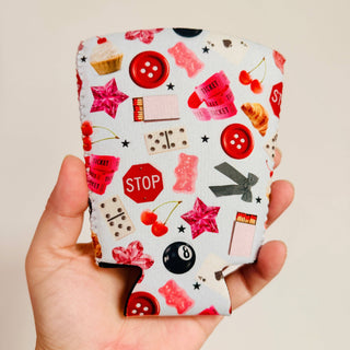Junk Journal Stickers Pattern Koozie