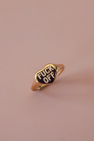 F*ck Off Heart Ring