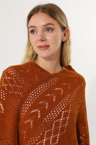 Autumn Tassel Poncho