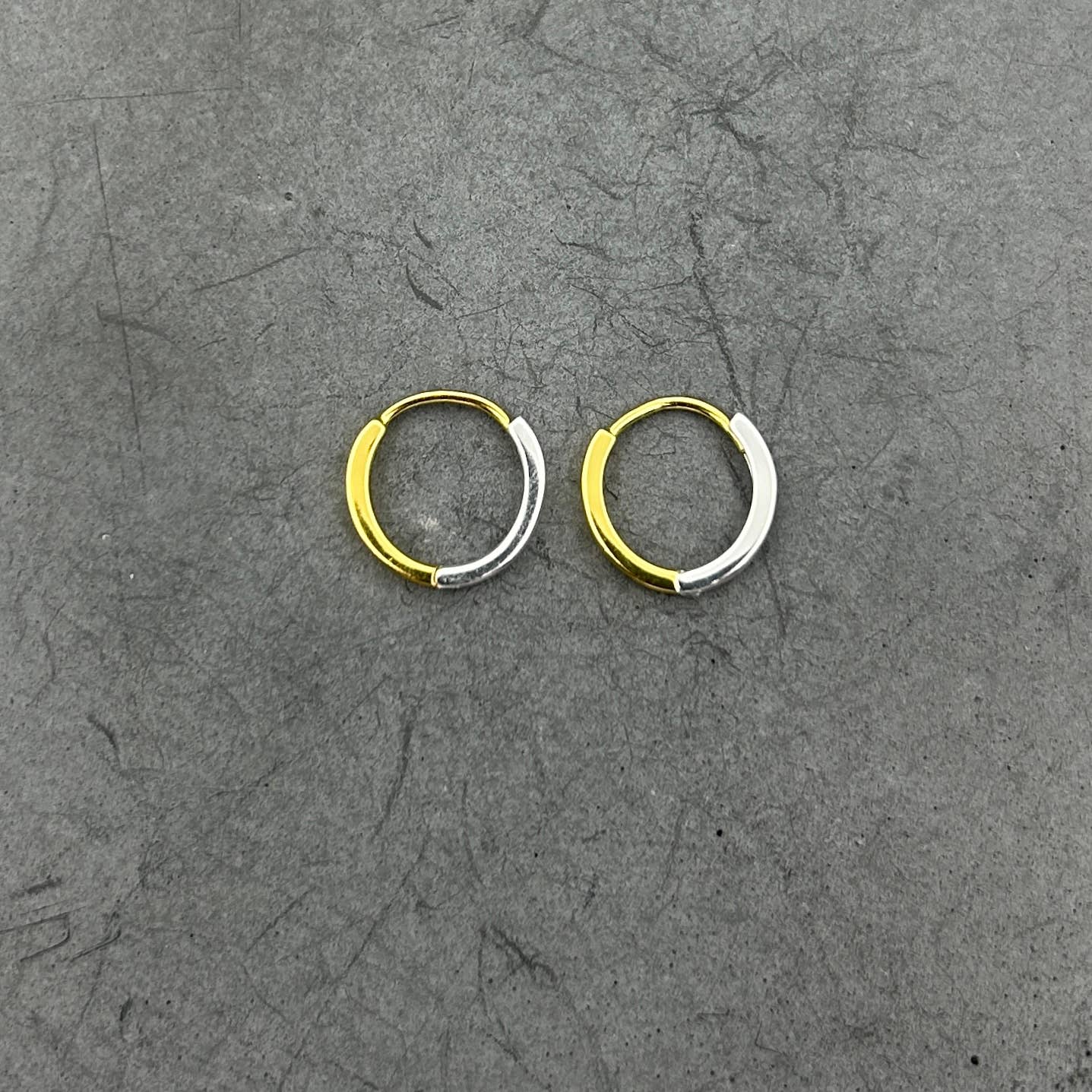 Mixed Metal Hoops