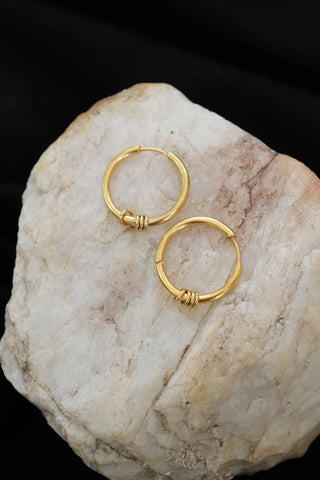 Gold Kai Hoop Earrings