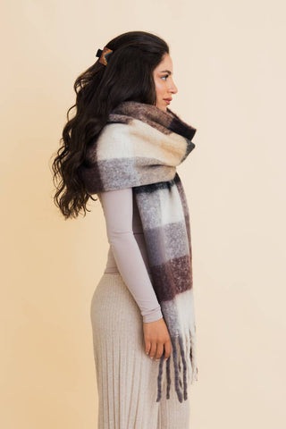 Playing with Plaid Winter Scarf