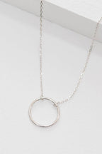 Full Circle Silver Necklace